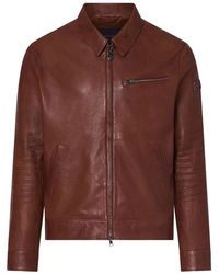 Peuterey - Leather Jackets - Lyst