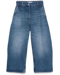 Studio Nicholson - Blauwe Jeans Met Verborgen Rits - Lyst