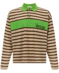 Versace - Tops ,Veelkleurig ,Polo Shirts - Lyst
