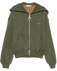 The Attico - Zip-Up Hoodie - Lyst
