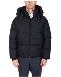 Emporio Armani - Zipped Hooded Down Jacket - Lyst