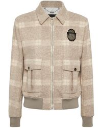 Billionaire - Jassen ,Wol Wool Check Jacket Crest - Lyst