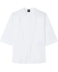 Aspesi - Overhemden ,Wit ,Stijlvolle Shirt Voor Mannen - Lyst