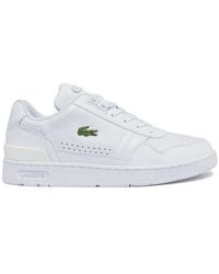 Lacoste - Baskets basses T-Clip - White - Lyst