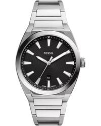 Fossil - Everett Drei-Zeiger-Datum-Uhr - Lyst