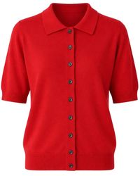 MEIMEIJ - Truien & Vesten ,Rood ,Lana Short Sleeve Sweater - Lyst