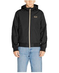 EA7 - Jassen ,Zwart ,Herenjassen En -Jassen Collectie - Lyst