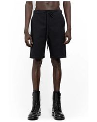 Destin - Schwarze elastische tailleband kordelzug shorts - Lyst