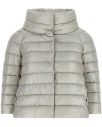 Herno - Jassen ,Grijs ,Nylon Sofia Mini Hood - Lyst