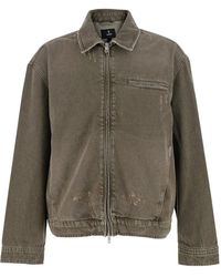Represent - Baumwolljacke Mit Reißverschluss Und Taschen - Lyst