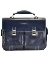 Piquadro - Blaue -handtasche mit ipad-halter - Lyst