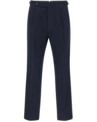BOSS - Broeken ,Blauw ,Katoen H-Perino Broek - Lyst