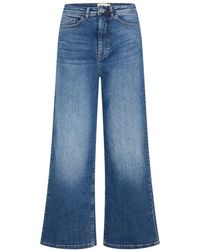 Ichi - Wide Jeans - Lyst