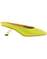Ferragamo - Safi Satin Mules - Lyst