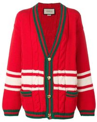 Gucci Vest Met V-hals - Rood