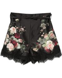 Zimmermann - Hypnotic Lace Trim Belted Short - Lyst
