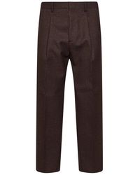 Costumein - Broeken ,Bruin ,Wol Vincent Broek - Lyst