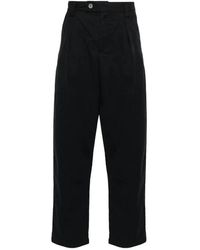 A.P.C. - Broeken ,Blauw ,Katoen Pantalon - Lyst