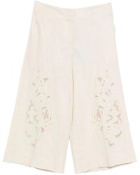 Twinset - Cropped Trousers - Lyst