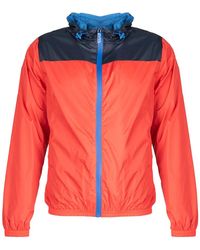 INVICTA WATCH - Jassen ,Rood ,Eenvoudige Stijl Jas Met Capuchon En Rits - Lyst