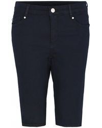 Cro - Korte Broeken ,Blauw ,Katoen Donkerblauwe Magic Fit Zomer Shorts - Lyst