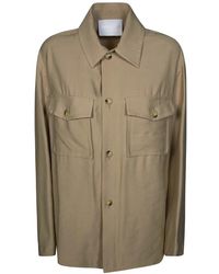 Dondup - Overhemden ,Polyester Regular-Fit Overhemd Van Viscosegabardine - Lyst