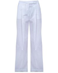 ALESSIA SANTI - Wide Trousers - Lyst