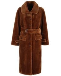 Urbancode - Omkeerbare Faux Fur Jas Room - Lyst