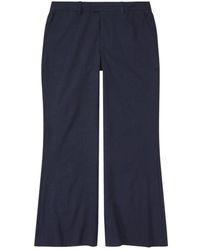 Closed - Wharton Cropped Flared Broeken - Lyst
