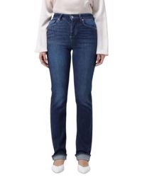 Liu Jo - Jeans ,Blauw ,Katoen Straight Leg Jeans - Lyst