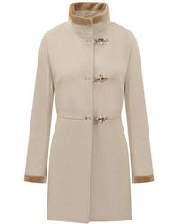 Fay - Single-Breasted Coats - Lyst