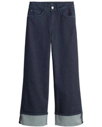 Opus - Turn Up Jeans - Lyst