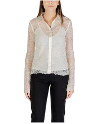 Guess - Antoinette Spitzenbluse Elegant Und Raffiniert - Lyst