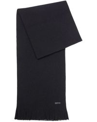 BOSS - Accessoires ,Zwart ,Wol Elegante Zwarte Albas Sjaal - Lyst