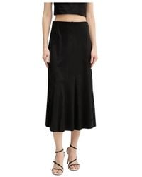 Guess - Rokken ,Zwart ,Polyester Nunzia Skirt - Lyst