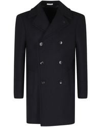 BRERAS Milano - Jassen ,Blauw ,Wol Giaccone Doppio Petto Lana Panno - Lyst
