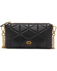 La Carrie - Ledertasche Mit Kette - Lyst