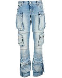 The Attico - Straight Fit Jeans - Lyst