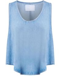 Dondup - Sleeveless Tops - Lyst