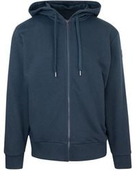 Colmar - Hoodies & Sweatvesten ,Blauw ,Katoen Blauwe Hoodie Lente Gewicht Ritssluiting - Lyst