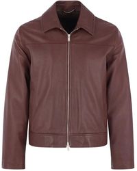 Lardini - Jassen ,Rood ,Leer Pawoody Jacket - Lyst