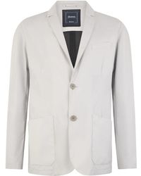 Herno - Jassen ,Wit ,Polyester Elegante Blazer - Lyst
