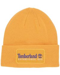Timberland - Vintage beanie dunkel cheddar hut - Lyst