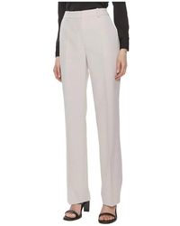 Calvin Klein - Trousers > straight trousers - Lyst