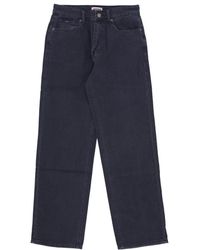 Guess - Verouderde Relaxte Zwarte Multi Broek - Lyst