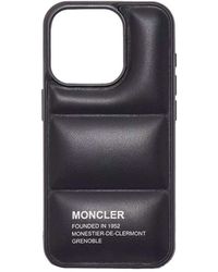 Moncler - Leder iphone 15 pro hülle - Lyst