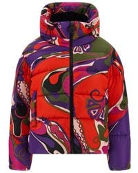 PUCCI - 'Orchidee' Down Jacket - Lyst