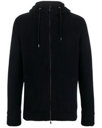 Herno - Blaue parka aw23, stylischer zip-through sweatshirt - Lyst