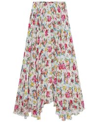 MSGM - Rokken ,Wit ,Maxi Rok - Lyst