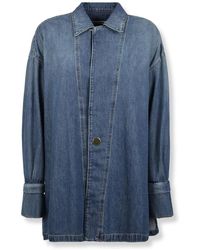DARKPARK - Overhemden ,Blauw ,Denim Jodie Denim Shirt - Lyst